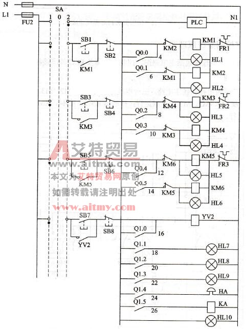 电控系统控制电路