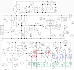 电子自动门与报警器两用电路