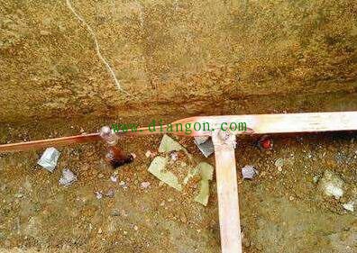 农村自建房没有地线怎么办?自己做一个 