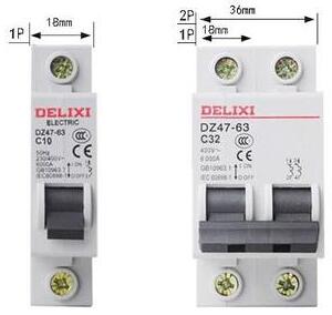1P断路器和2P断路器的区别 