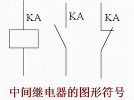 中间继电器在控制电路中作用及图形符号 