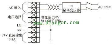 PA204S电源模块接线图 