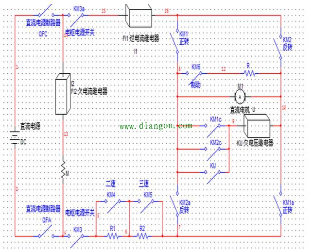 直流电机如何调转向?直流电机正反转原理图解 