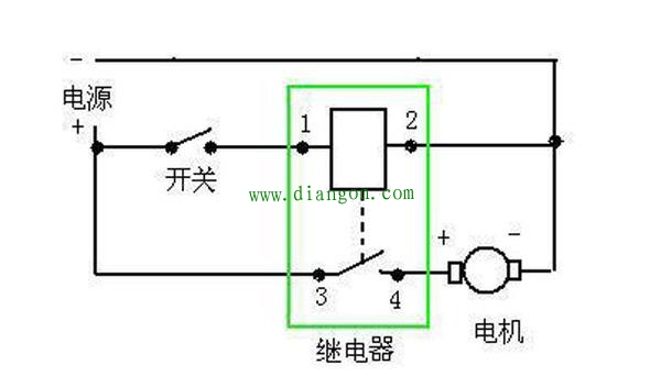 汽车继电器的接线方法 