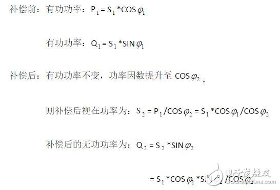 无功补偿原理 _无功补偿需求量计算公式_有功功率和无功功率的关系