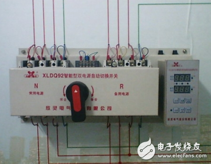 双电源自动切换开关工作原理_双电源自动切换开关如何调试_双电源供电配电图