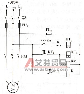 电动机间歇运行控制电路