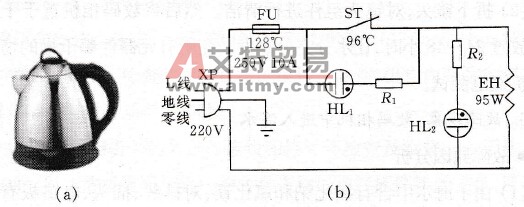 电热水壶线路