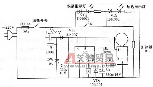 饮水机的工作原理及线路