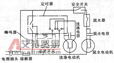 双缸洗衣机电路
