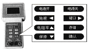 如何使用双钳口接地电阻测试仪的按键及测试端