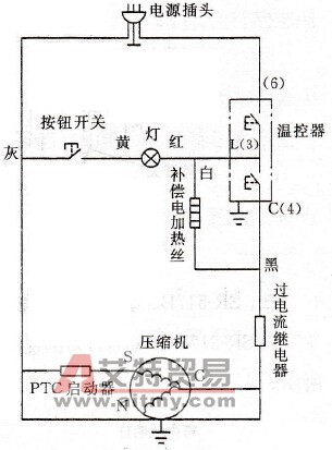 华凌电冰箱电路