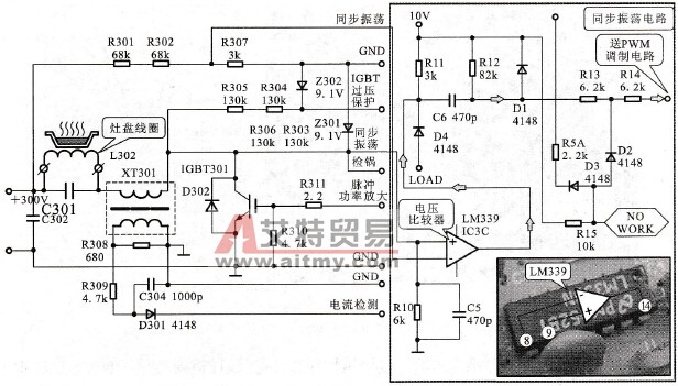 电磁灶同步振荡电路的检修技术方法