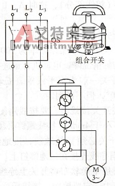 电动机组合开关电路