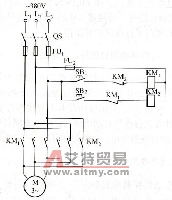 可逆点动电动机控制电路