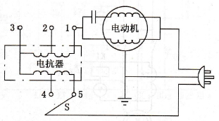 单相感应电动机的调速电路