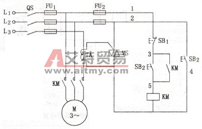 由电流互感器和晶闸管组成的断相保护电路