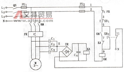 电容器式零序电压断相保护电路（一）