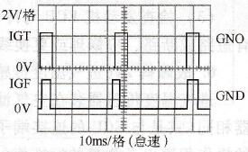 花冠车系故障码14（点火信号电路）的检查