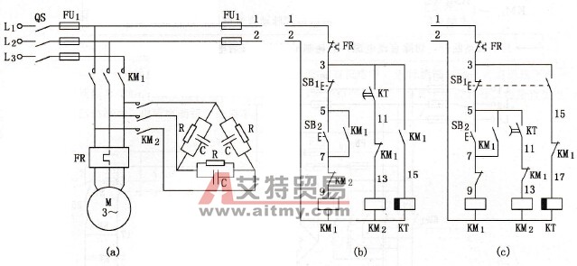 电容制动控制电路（一）