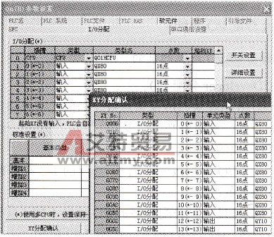 用GX Developer分配I/O地址的操作