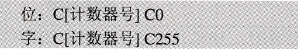 S7-200 CPU存储器的计数器存储区：C