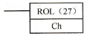 CPM2A系列PLC的循环左移位指令ROL(27)/@ROL(27)格式及
