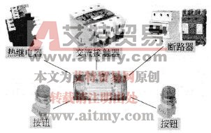 传统继电器控制的电动机直接启停装置