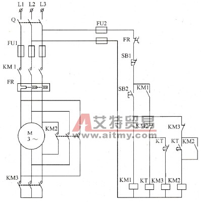 用PLC代替继电器的电动机降压启动的控制设计
