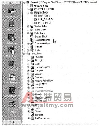 STEP 7-Micro/WIN32的新建程序文件