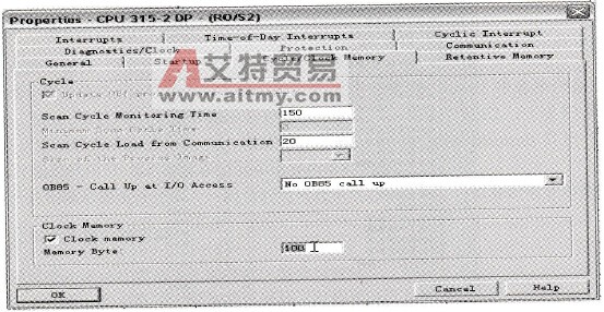 STEP 7 CPU模块的参数设置