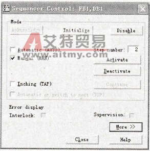 顺序控制器的运行模式与监控操作
