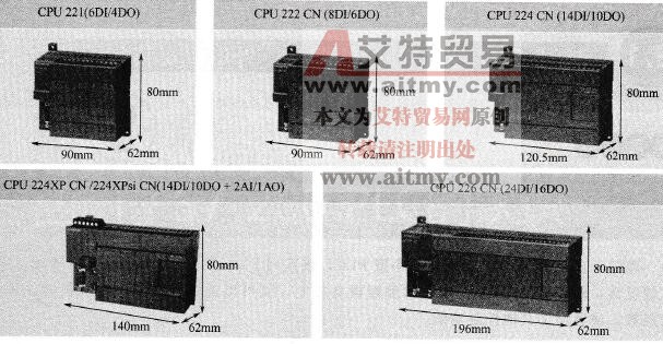 S7-200 PLC外形结构