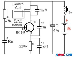 金属探测器电路分析
