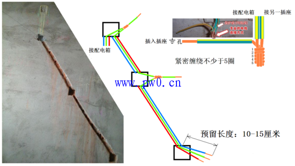 连续插座接线图及说明