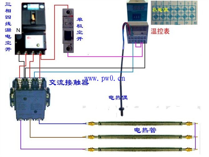 热电偶实物电路应用电路图
