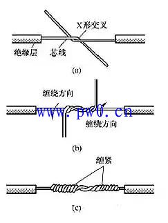 两根电线正确接法图片_两根电线对接法图解
