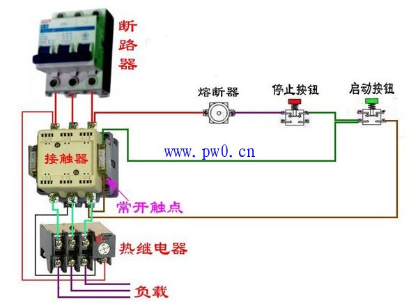 正泰热继电器与接触器连接图片